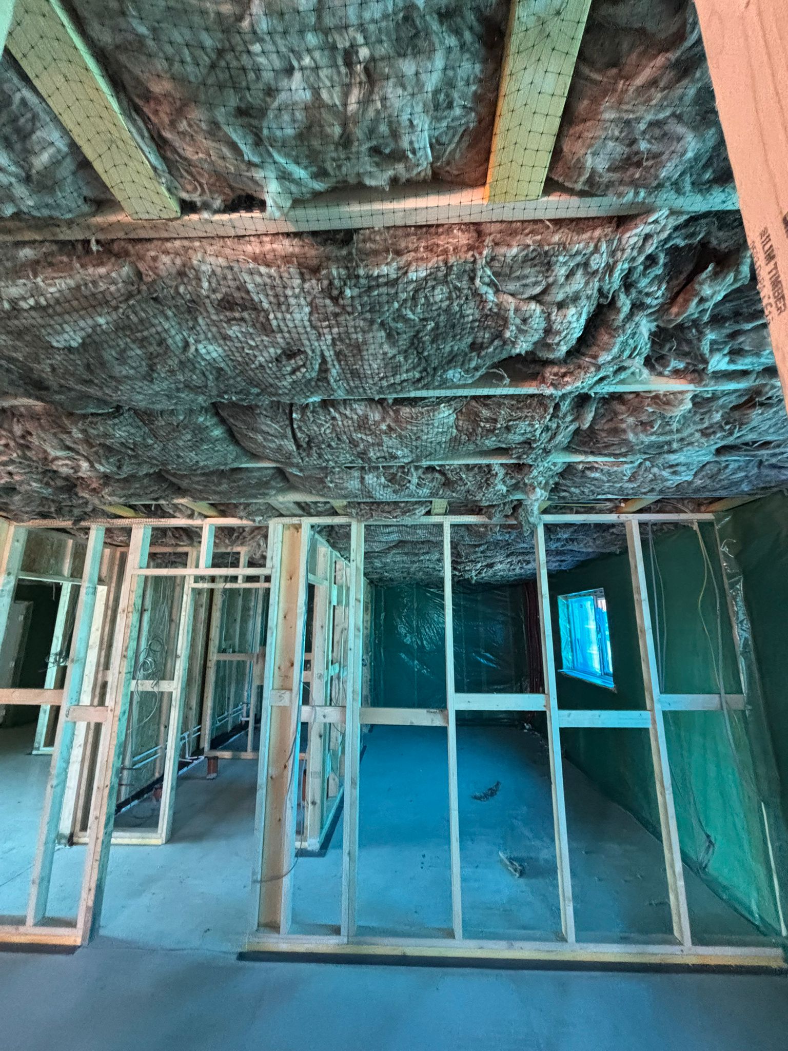New build insulation contractors working on a Yorkshire property